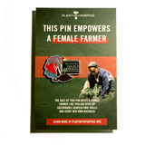 Female Farmer Pin