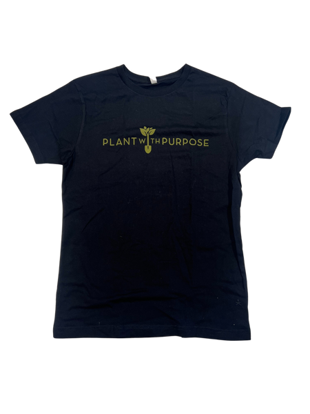 Women's Plant With Purpose Logo T-Shirt - Black